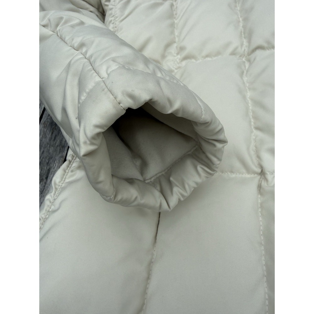 The North Face Women's Size M Ivory 600 Fill Goose Down Coat with Removable Hood - Picture 5 of 7
